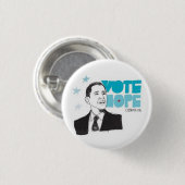 ABSTIMMUNGS-HOFFNUNG BUTTON (Vorne & Hinten)