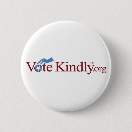 Abstimmungs-Kindly roter Knopf Button (Vorderseite)
