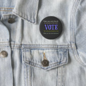 Abstimmungs-Knopf Button (Beispiel)
