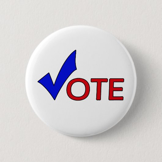 Abstimmungs-Knopf Button (Vorderseite)