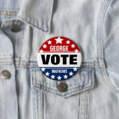 Abstimmungs-kundenspezifische Kampagnen-Schablone Button (Beispiel)