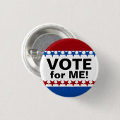 Abstimmungs-kundenspezifischer Kampagnen-Knopf Button (Vorne & Hinten)