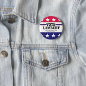 Abstimmungs-Lambert-Kampagnen-Knopf Button (Beispiel)