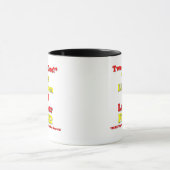 Abstimmungs-Lib Dem ~ erhalten Arbeit FREI!  ~ Tasse (Zentrum)