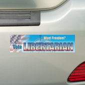 Abstimmungs-Liberalist Autoaufkleber (Auf Auto)