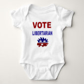 Abstimmungs-Liberalist Baby Strampler (Vorderseite)