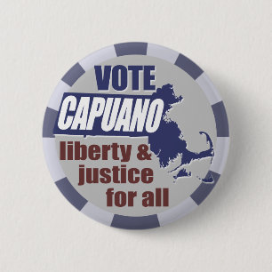 Abstimmungs-Mike Capuano Knopf Button
