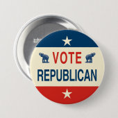 Abstimmungs-Republikaner-Knopf Button (Vorne & Hinten)