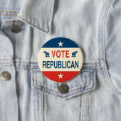 Abstimmungs-Republikaner-Knopf Button (Beispiel)