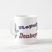 Abstimmungs-Republikaner-Tasse Kaffeetasse (Vorderseite Links)