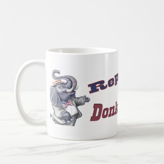 Abstimmungs-Republikaner-Tasse Kaffeetasse (Links)