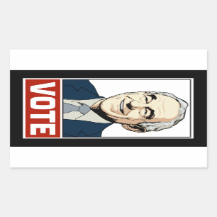 Abstimmungs-Ron Paul-Aufkleber Rechteckiger Aufkleber