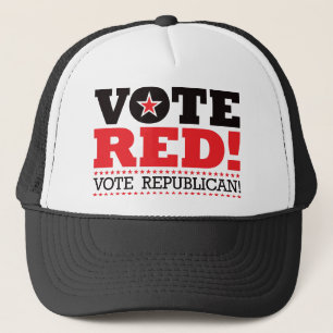 Abstimmungs-Rot! Abstimmungs-Republikaner! Truckerkappe