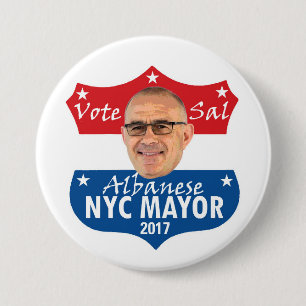 Abstimmungs-Salz Albanese Button