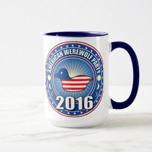 ABSTIMMUNGS-SPECK die Werewolf-Party-Tasse Tasse
