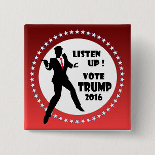Abstimmungs-Trumpf 2016 Button