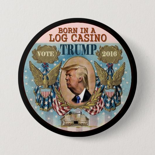 Abstimmungs-Trumpf 2016 Button (Vorderseite)