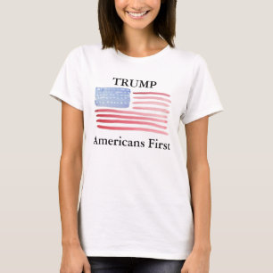 Abstimmungs-Trumpf-Amerikaner zuerst T-Shirt