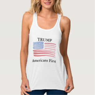 Abstimmungs-Trumpf-Amerikaner zuerst Tank Top