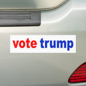 "Abstimmungs-Trumpf " Autoaufkleber (Auf Auto)