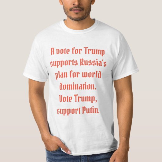 Abstimmungs-Trumpf/Stützrussland-T - Shirt (Vorderseite)