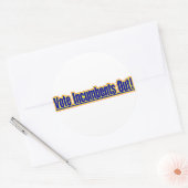 Abstimmungsaufkleber Runder Aufkleber (Umschlag)