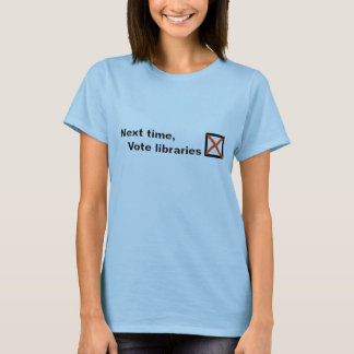 Abstimmungsbibliothekst-stück T-Shirt