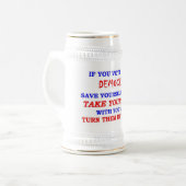 ABSTIMMUNGSDEMOKTAT BIERGLAS (Vorderseite Links)