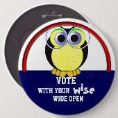 Abstimmungsergebnis 2016 button (Vorne & Hinten)