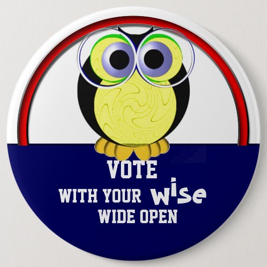 Abstimmungsergebnis 2016 button (Vorderseite)