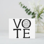 Abstimmungsfragen Postkarte (Stehend Vorderseite)