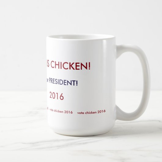 Abstimmungshuhn 2016! kaffeetasse (Rechts)