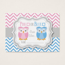 Abstimmungskarte für das Geschlecht der Geschlecht