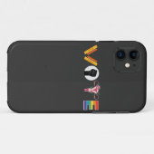 ABSTIMMUNGSKNOTEN Uterus LGBT-Unterstützung Case-Mate iPhone Hülle (Rückseite (Horizontal))