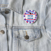 Abstimmungslustige Wahlkampfveranstaltung Button (Beispiel)