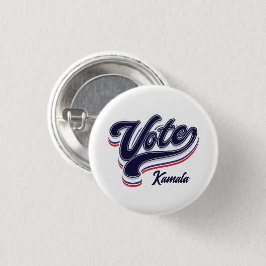 Abstimmungstafpografie - Wahl Button (Vorne & Hinten)