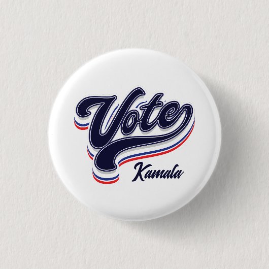 Abstimmungstafpografie - Wahl Button (Vorderseite)