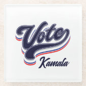 Abstimmungstafpografie - Wahl Glasuntersetzer (Vorderseite)