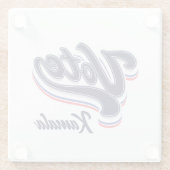 Abstimmungstafpografie - Wahl Glasuntersetzer (Rückseite)