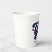 Abstimmungstafpografie - Wahl Pappbecher (Rechts)