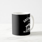 Abstinence 99.99 Percent Effective Nativity Christ Kaffeetasse (VorderseiteRechts)