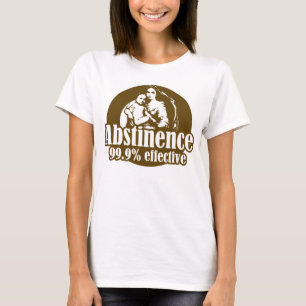 Abstinenz 99% Effektiver religiöser Spaß T-Shirt