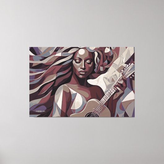 ABSTR_24-021, Kubismus Leinwanddruck (Vorderseite)