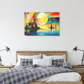 ABSTR_24-038, Fantasy Gallery Art, Leinwanddruck (Insitu (Schlafzimmer))