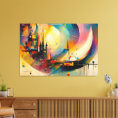 ABSTR_24-040, Abstrakte Galerie Art Leinwanddruck (Insitu (Wohnzimmer))