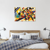 ABSTR_24-049, Abstrakte Galerie Art Leinwanddruck (Insitu (Schlafzimmer))