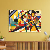 ABSTR_24-049, Abstrakte Galerie Art Leinwanddruck (Insitu (Wohnzimmer))