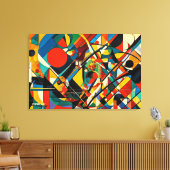 ABSTR_24-052, Abstrakte Galerie Art Leinwanddruck (Insitu (Wohnzimmer))