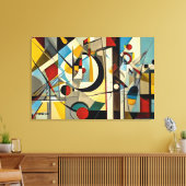 ABSTR_24-056, Abstrakte Galerie Art Leinwanddruck (Insitu (Wohnzimmer))