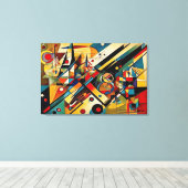 ABSTR_24-085, Abstrakte Galerie Art Leinwanddruck (Insitu (Holzboden))